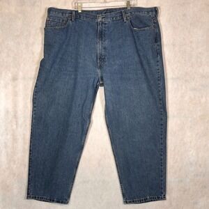 Levi's Jeans Mens 44x30 560 Comfort Fit Blue Good Baggy Tapered Denim